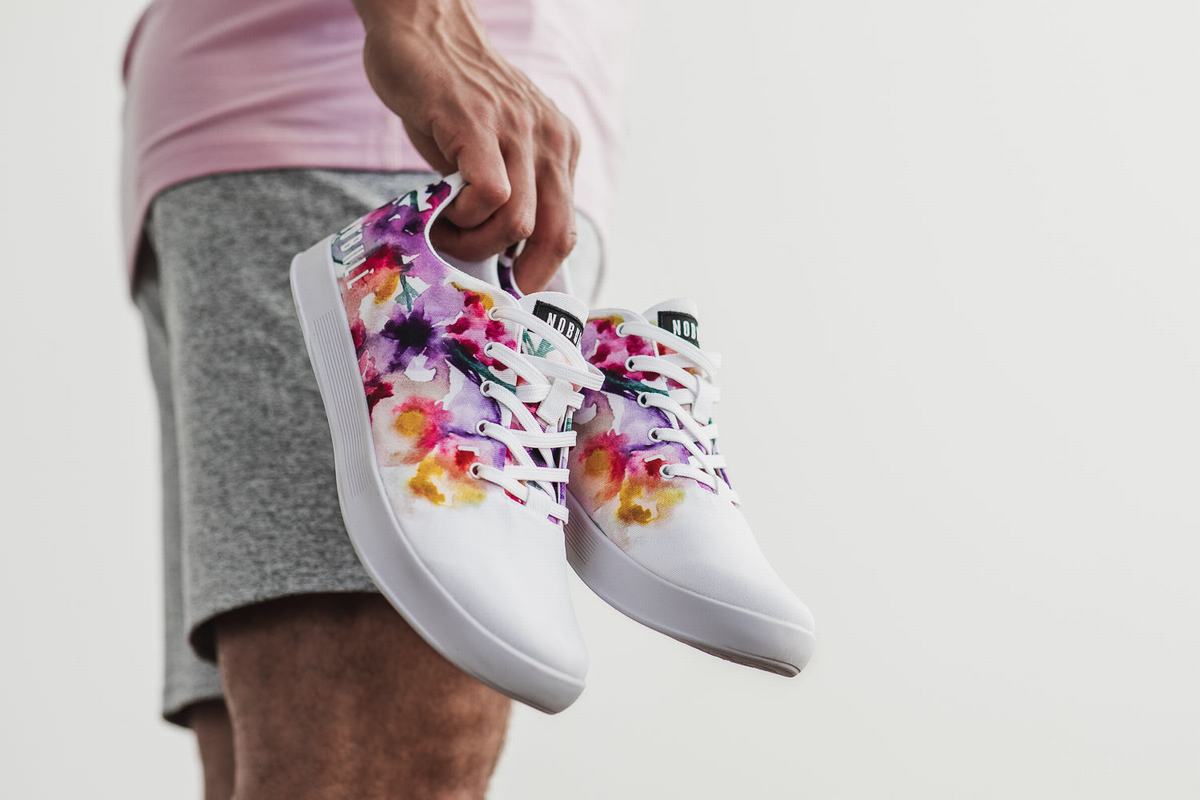 Nobull Canvas Men's Trainers Purple | Australia (WQ2941)